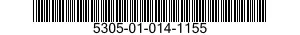 5305-01-014-1155 SCREW,MACHINE 5305010141155 010141155