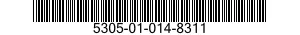 5305-01-014-8311 SCREW,MACHINE 5305010148311 010148311