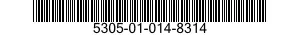 5305-01-014-8314 SCREW,MACHINE 5305010148314 010148314