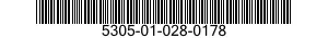 5305-01-028-0178 SCREW,CAP,SOCKET HEAD 5305010280178 010280178
