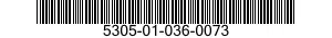 5305-01-036-0073 SCREW,MACHINE 5305010360073 010360073