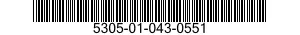 5305-01-043-0551 SCREW,CAP,HEXAGON HEAD 5305010430551 010430551