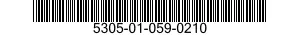 5305-01-059-0210 SCREW,CAP,SOCKET HEAD 5305010590210 010590210