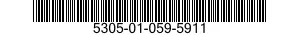 5305-01-059-5911 SCREW,MACHINE 5305010595911 010595911