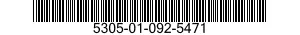 5305-01-092-5471 SCREW,MACHINE 5305010925471 010925471