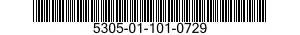 5305-01-101-0729 SCREW,CAP,SOCKET HEAD 5305011010729 011010729