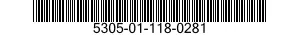 5305-01-118-0281  5305011180281 011180281