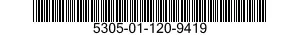 5305-01-120-9419 SCREW,CAP,SOCKET HEAD 5305011209419 011209419