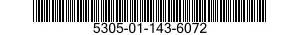 5305-01-143-6072 SCREW,CAP,SOCKET HEAD 5305011436072 011436072