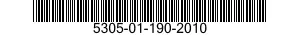 5305-01-190-2010 SCREW,MACHINE 5305011902010 011902010