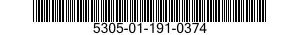 5305-01-191-0374 SCREW,MACHINE 5305011910374 011910374