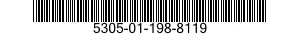 5305-01-198-8119 SCREW,MACHINE 5305011988119 011988119