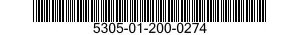 5305-01-200-0274 SCREW 5305012000274 012000274