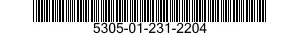 5305-01-231-2204 SCREW,CAP,SOCKET HEAD 5305012312204 012312204