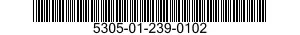 5305-01-239-0102 SCREW,CAP,SOCKET HEAD 5305012390102 012390102