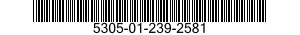 5305-01-239-2581 SCREW,CAP,SOCKET HEAD 5305012392581 012392581