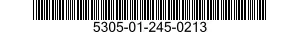 5305-01-245-0213 SCREW,CAP,HEXAGON HEAD 5305012450213 012450213