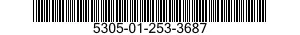 5305-01-253-3687 SCREW,MACHINE 5305012533687 012533687