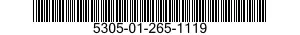 5305-01-265-1119 SCREW,SELF-DRILLING 5305012651119 012651119