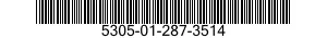 5305-01-287-3514 SCREW,MACHINE 5305012873514 012873514