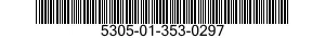 5305-01-353-0297 SCREW ASSEMBLY,PANEL 5305013530297 013530297