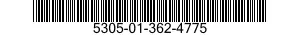5305-01-362-4775 SCREW,CAP,SOCKET HEAD 5305013624775 013624775