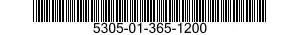 5305-01-365-1200 SCREW ASSEMBLY,PANEL 5305013651200 013651200