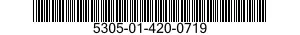 5305-01-420-0719 SCREW,MACHINE 5305014200719 014200719