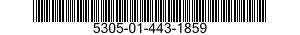 5305-01-443-1859 SCREW,CAP,HEXAGON HEAD 5305014431859 014431859