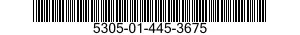 5305-01-445-3675 SCREW,MACHINE 5305014453675 014453675