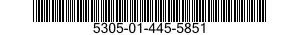5305-01-445-5851 SCREW,CAP,SOCKET HEAD 5305014455851 014455851