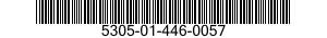 5305-01-446-0057 SCREW,MACHINE 5305014460057 014460057