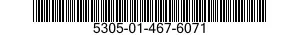 5305-01-467-6071 SCREW,MACHINE 5305014676071 014676071