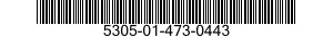 5305-01-473-0443 SCREW,MACHINE 5305014730443 014730443