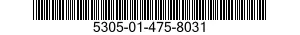 5305-01-475-8031 SCREW,MACHINE 5305014758031 014758031