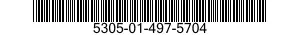 5305-01-497-5704 SCREW,MACHINE 5305014975704 014975704