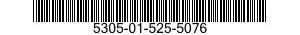 5305-01-525-5076 SCREW,MACHINE 5305015255076 015255076