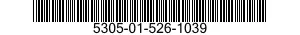 5305-01-526-1039 SCREW,CAP,HEXAGON HEAD 5305015261039 015261039