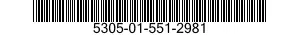 5305-01-551-2981 SCREW,CAP,SOCKET HEAD 5305015512981 015512981