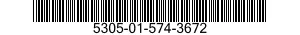5305-01-574-3672 SCREW,MACHINE 5305015743672 015743672
