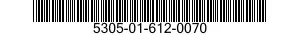 5305-01-612-0070 THUMBSCREW 5305016120070 016120070
