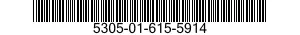 5305-01-615-5914 SCREW,PANEL FASTENER 5305016155914 016155914