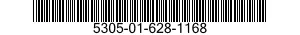 5305-01-628-1168 SCREW,MACHINE 5305016281168 016281168