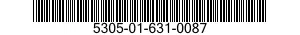 5305-01-631-0087 SCREW,CAP,HEXAGON HEAD 5305016310087 016310087