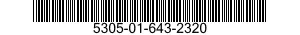 5305-01-643-2320 SCREW,CAP,SOCKET HEAD 5305016432320 016432320