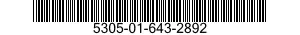 5305-01-643-2892 SCREW,CAP,HEXAGON HEAD 5305016432892 016432892
