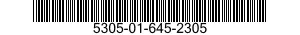 5305-01-645-2305 SCREW,MACHINE 5305016452305 016452305