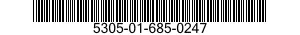 5305-01-685-0247 SCREW,CAP,HEXAGON HEAD 5305016850247 016850247