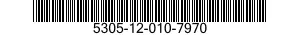 5305-12-010-7970 SCREW,MACHINE 5305120107970 120107970