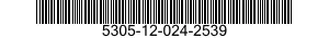 5305-12-024-2539 SCREW,MACHINE 5305120242539 120242539